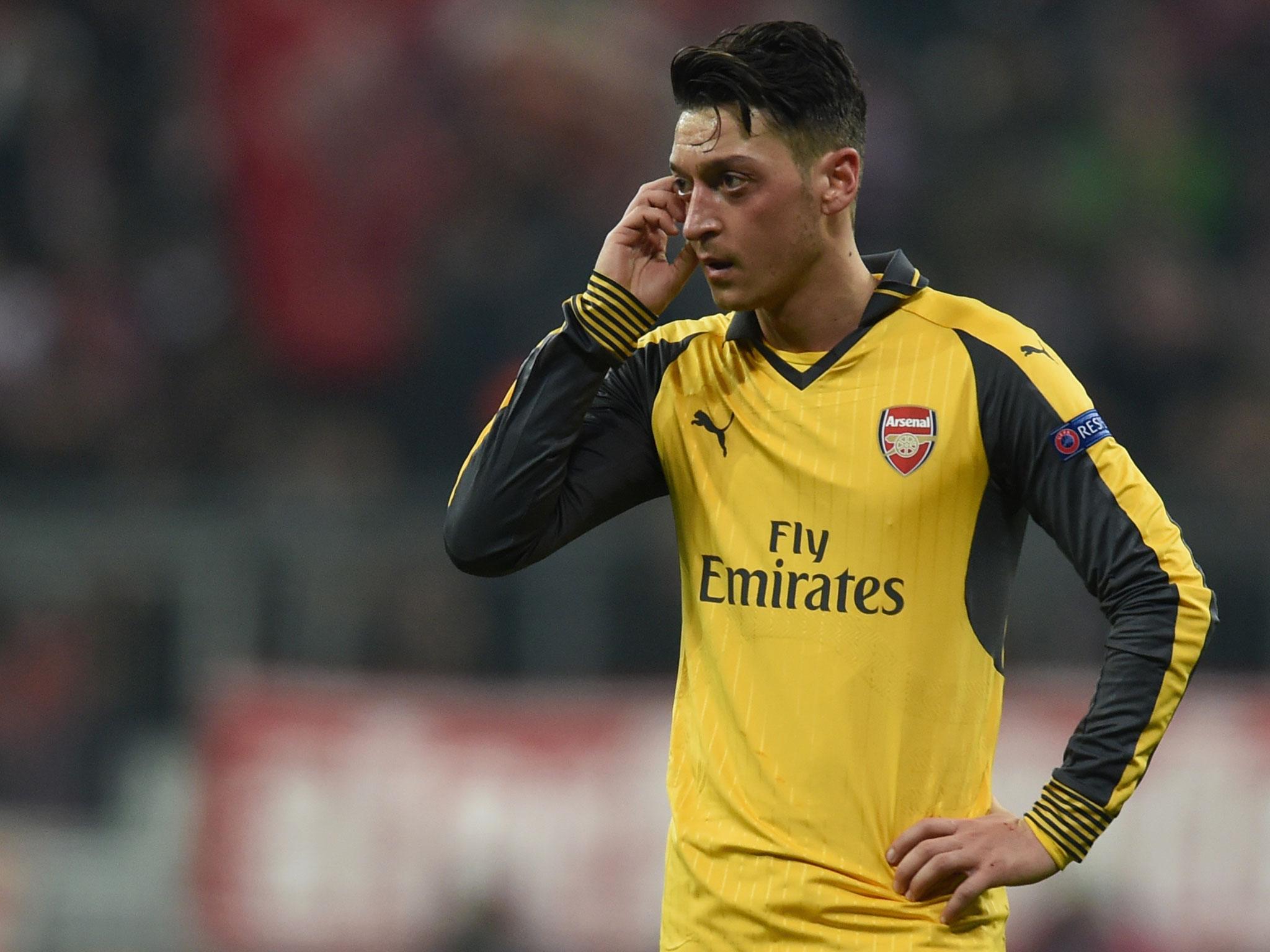 Mesut Ozil was set to be dropped against Liverpool anyway