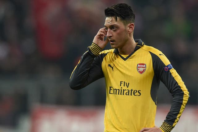 Ozil has been disappointing for Arsenal this season