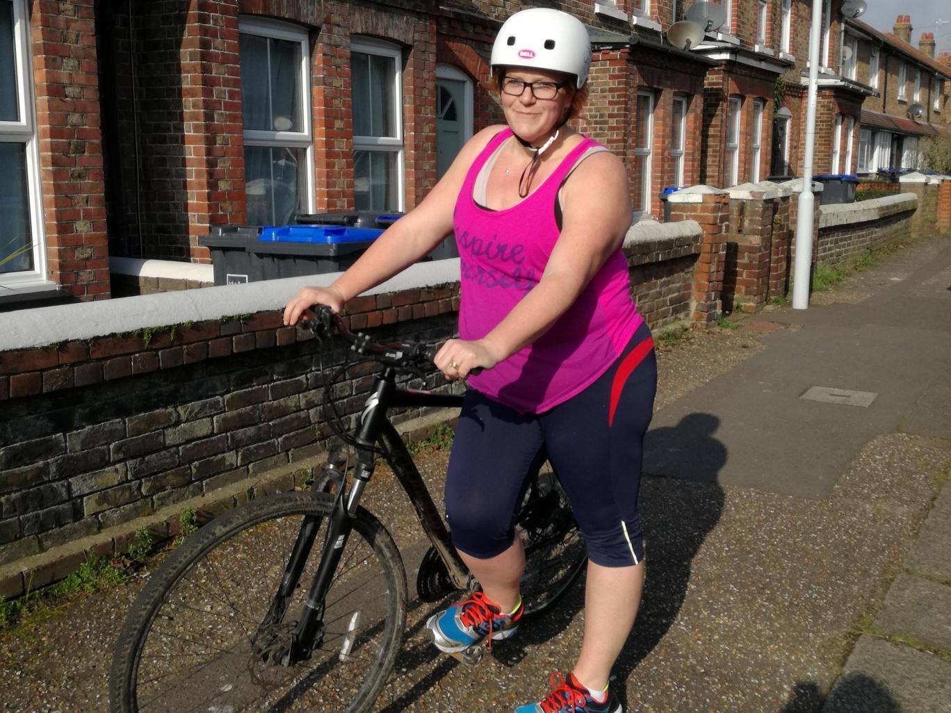 "I'm doing it for my health, my family and to raise as much money as I can for the BHF," says Amy Thorley