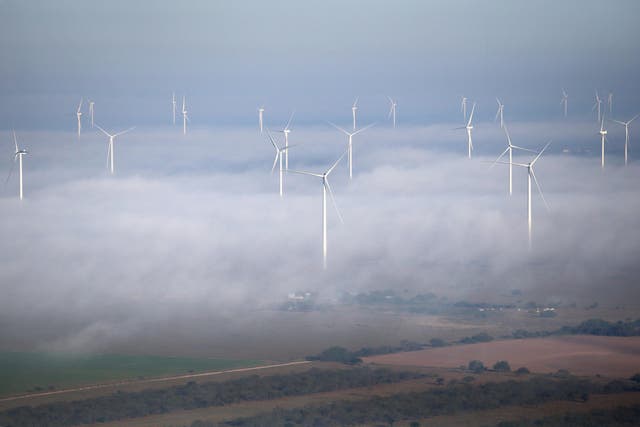 A windfarm in Texas