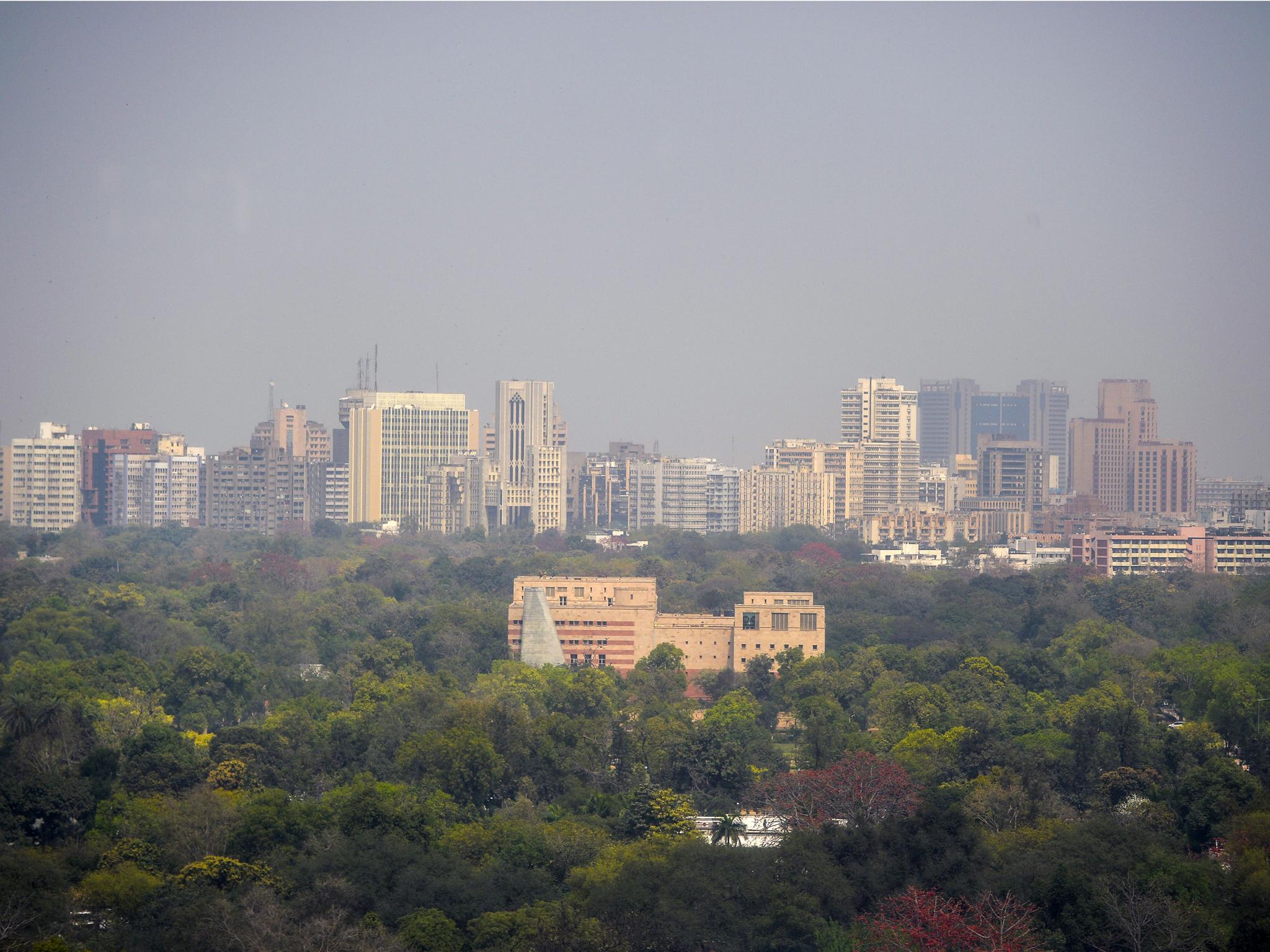 View of Delhi's skyline
