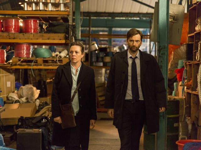 DI Hardy (David Tennant) and DS Miller (Olivia Colman) were on the hunt for clues in this second outing