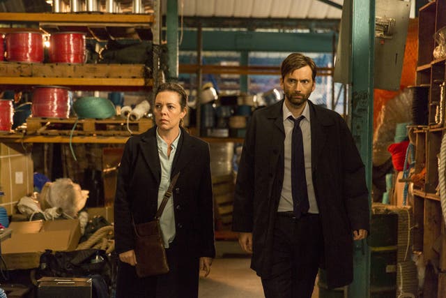 DI Hardy (David Tennant) and DS Miller (Olivia Colman) were on the hunt for clues in this second outing