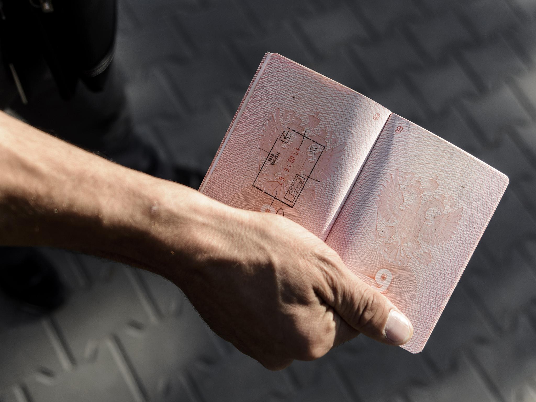Polish border guards quickly fill Chechens’ passports with denied-entry stamps. The asylum seekers must return to Russia for new passports