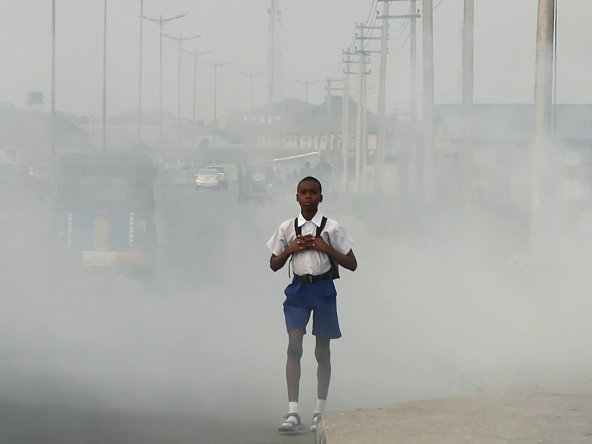 Fumes emitted from a dump in the city of Port Harcourt, Rivers State put the health of residents at risk