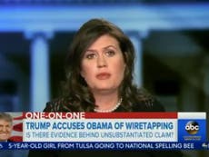 Trump spokeswoman complains that everyone believes Obama but not them
