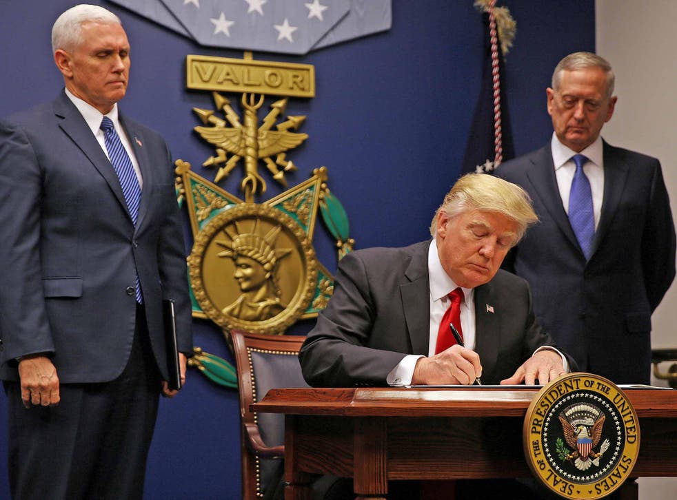 President Donald Trump signed a revised executive order which still bans travelers from six countries