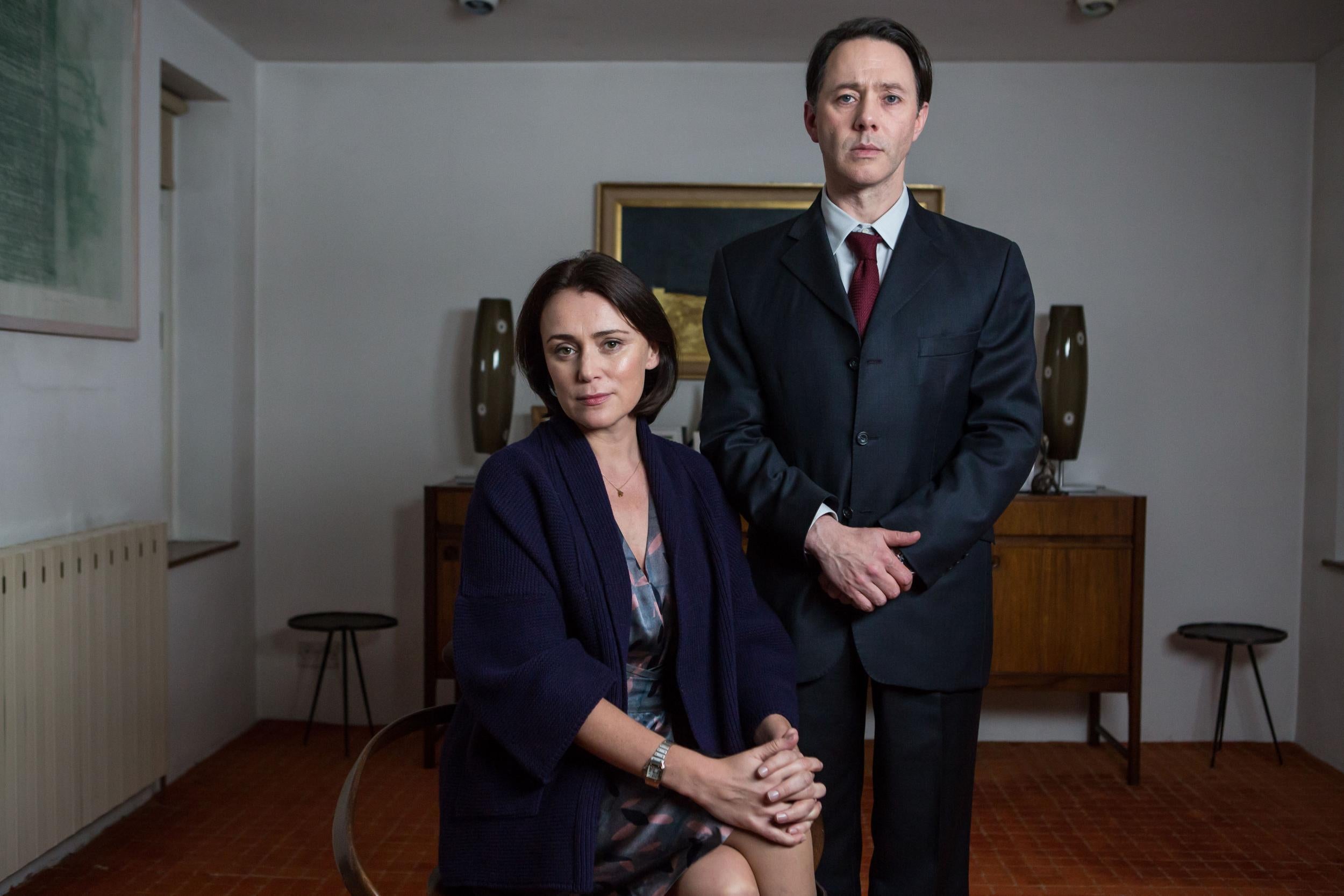 A stray shoe causes havoc for Reece Sheersmith and Keeley Hawes in ‘Inside No 9’