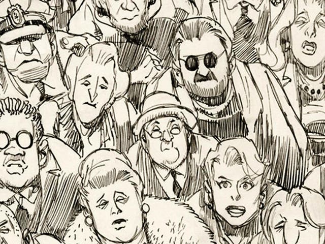 Will Eisner's 'City People Notebook' (Will Eisner Studios)  