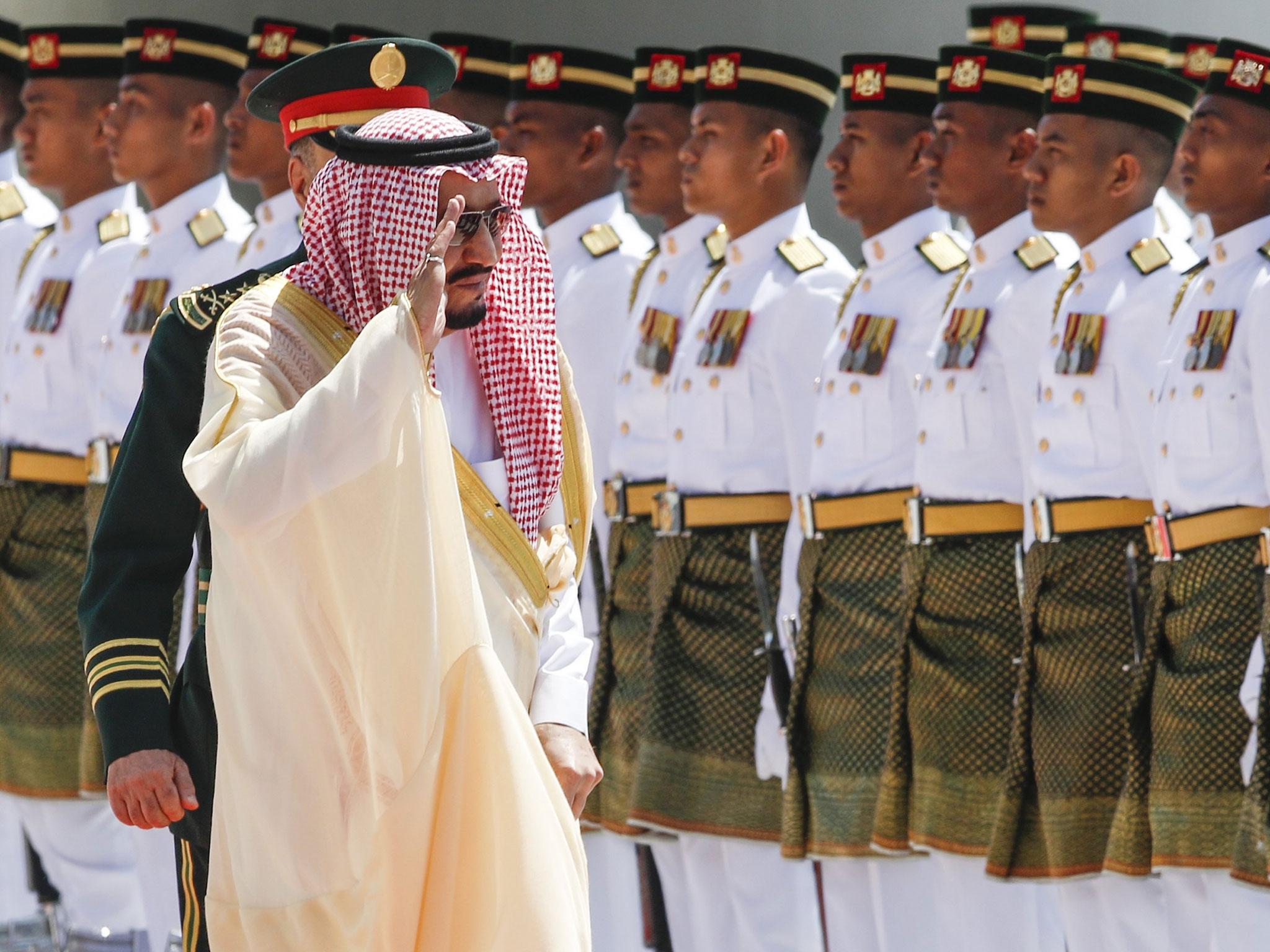 Saudi Arabia's King Salman bin Abdulaziz was on a four-day state visit to Malaysia, accompanied by a delegation of more than 600 people