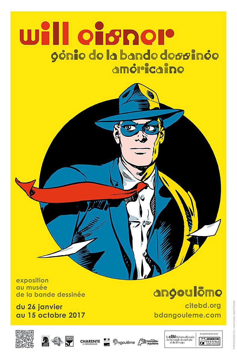 Poster for the Will Eisner exhibition in Angoulême, France