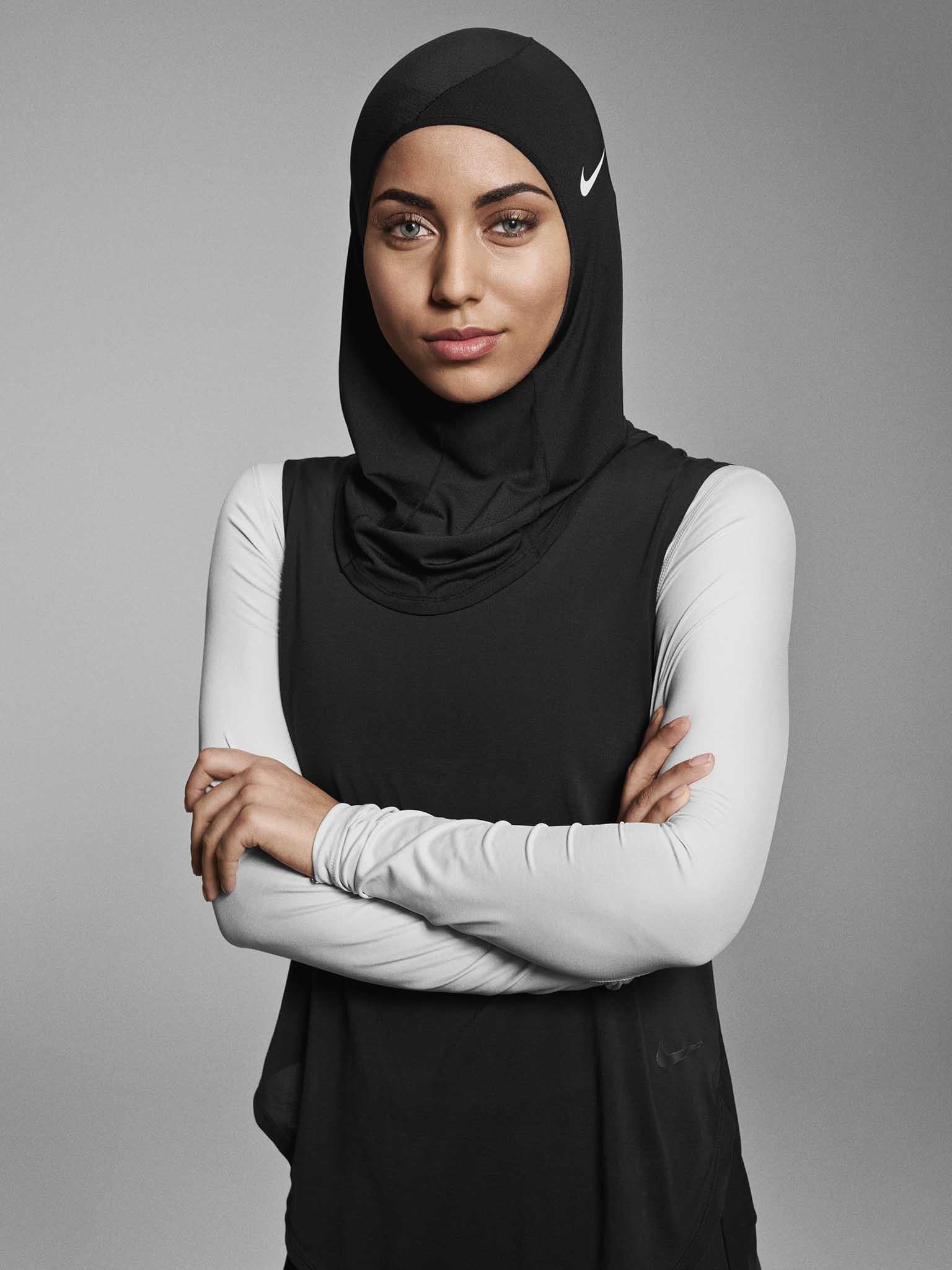 The garment is designed to tackle performance problems associated with wearing a traditional hijab (Nike)