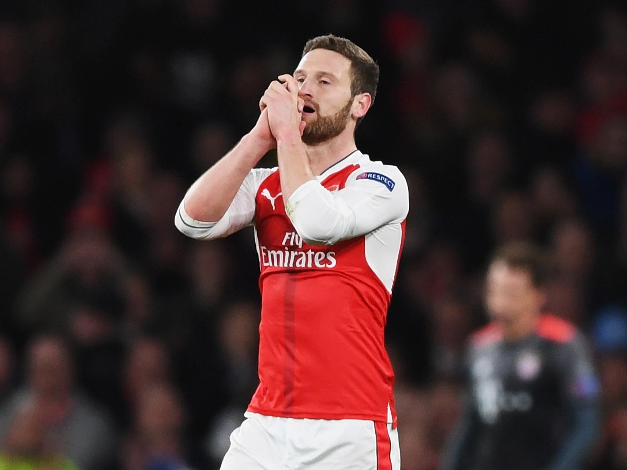 Showed a nice pass to put Walcott in when he should have bagged a second, but the loss of Koscielny alongside him again exposed his weakness. Sloppy passing after the break, and completely gave up after the second goal.