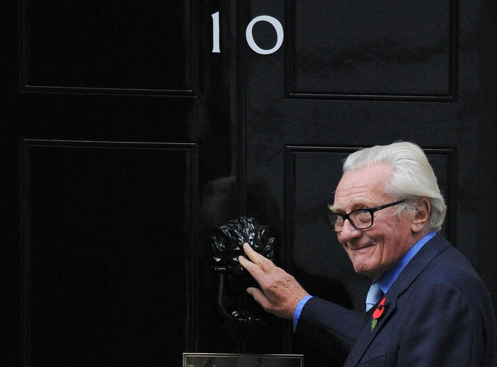 Conservative former Cabinet minister Lord Heseltine, who has been sacked as a government adviser