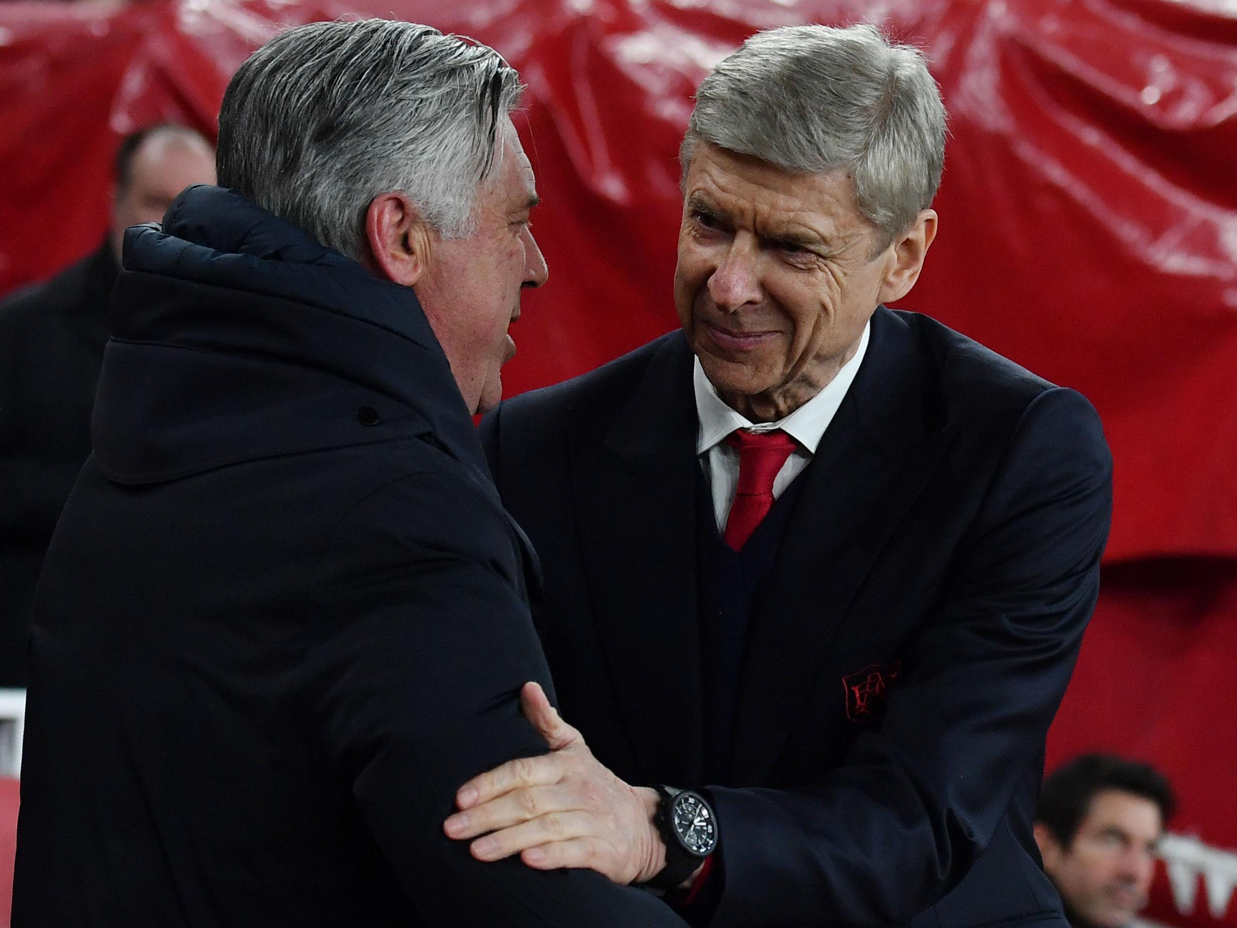 Ancelotti insisted Wenger could handle the pressure