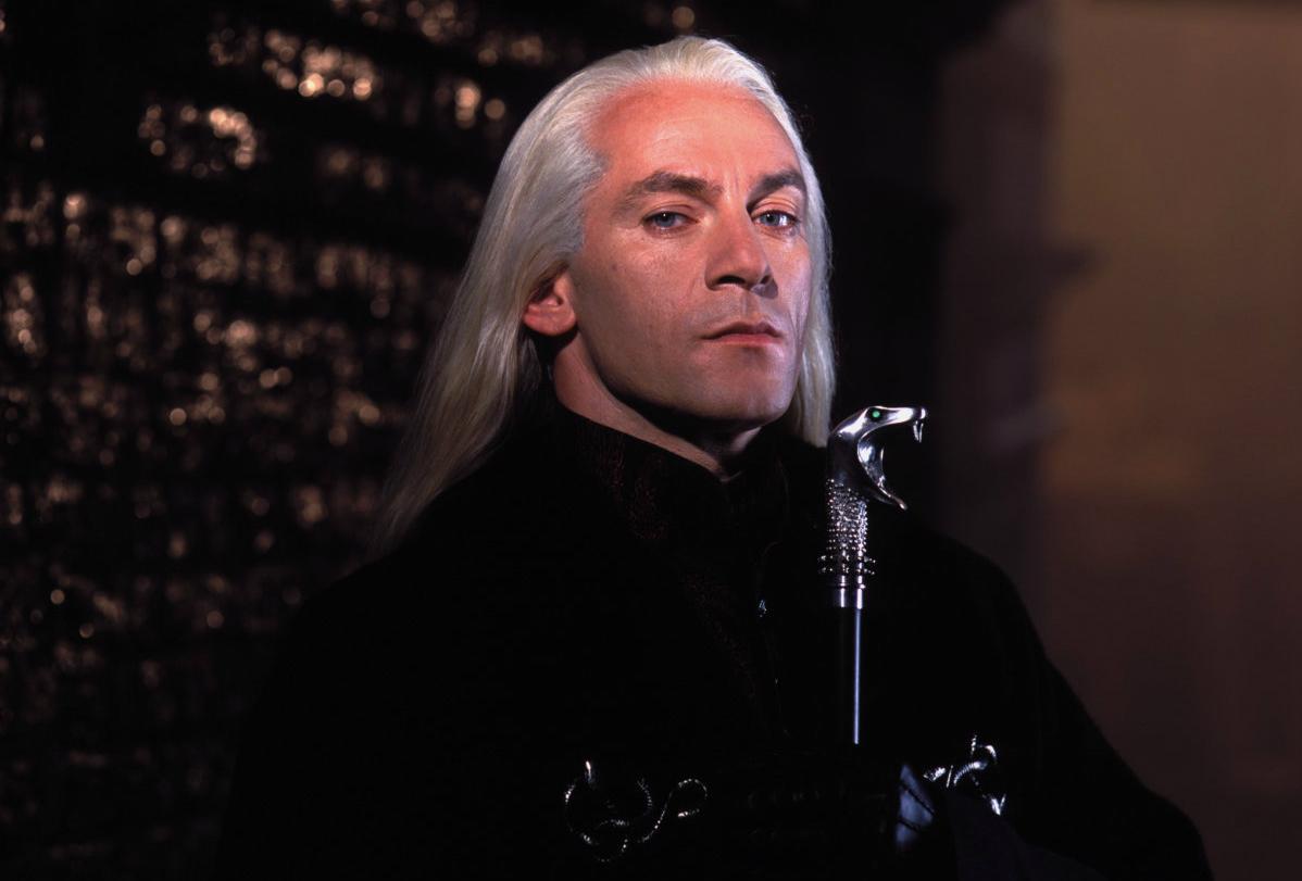 Jason Isaacs as Lucius Malfoy in the Harry Potter films