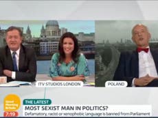 Piers Morgan interviews sexist MEP on International Women's Day