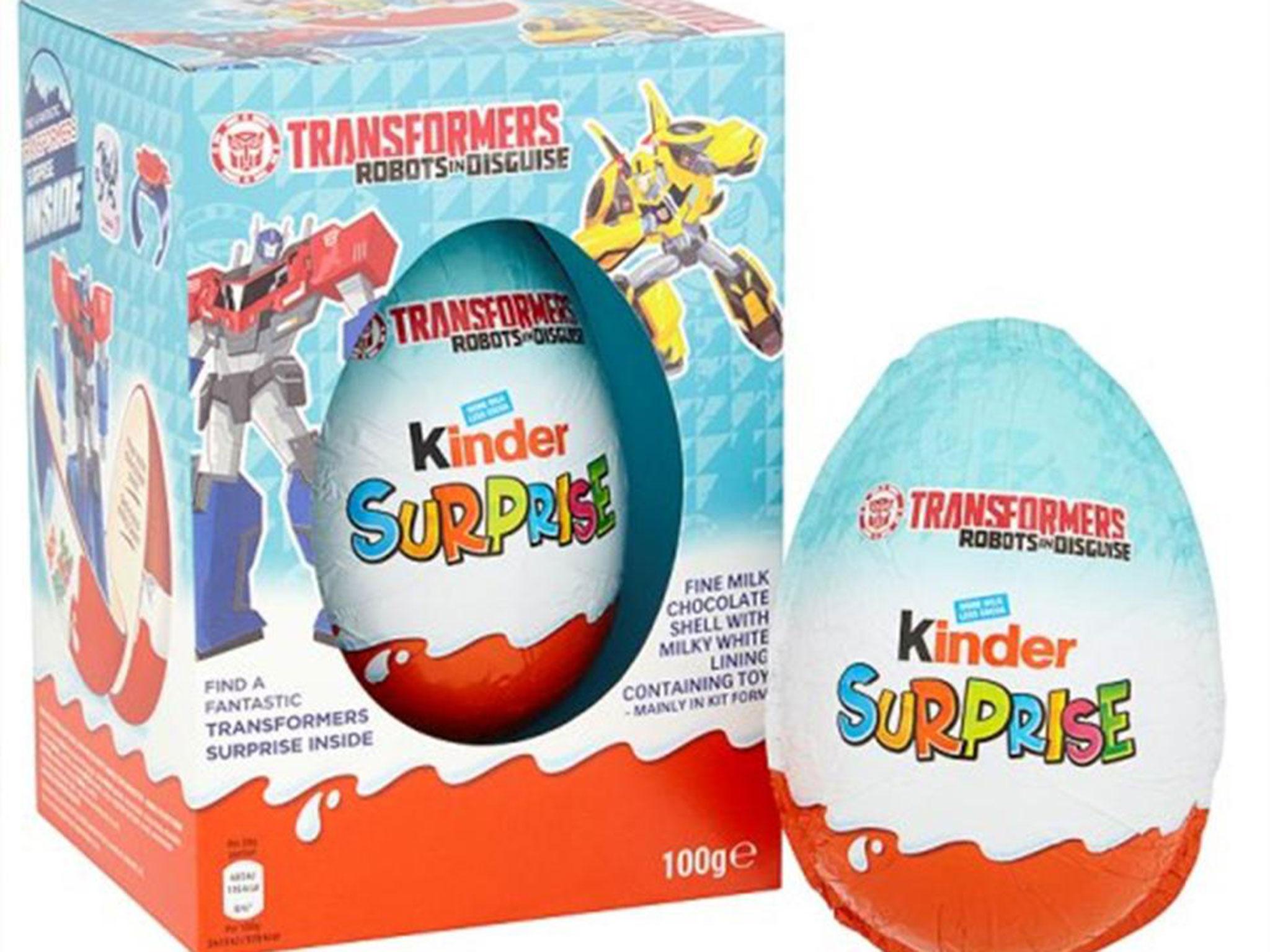 german chocolate eggs with toys inside