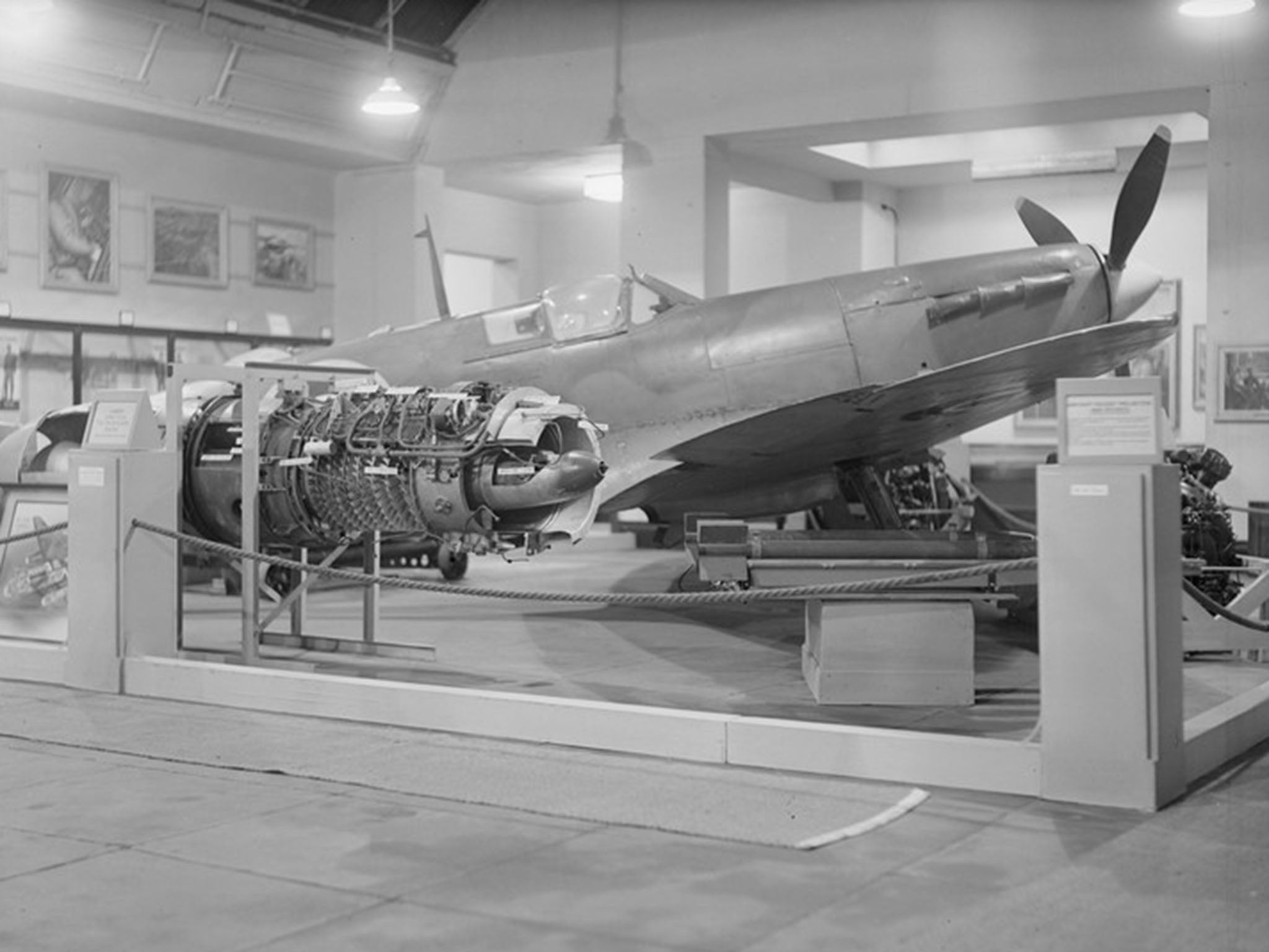 The first exhibition held by IWM following its reopening during 1946