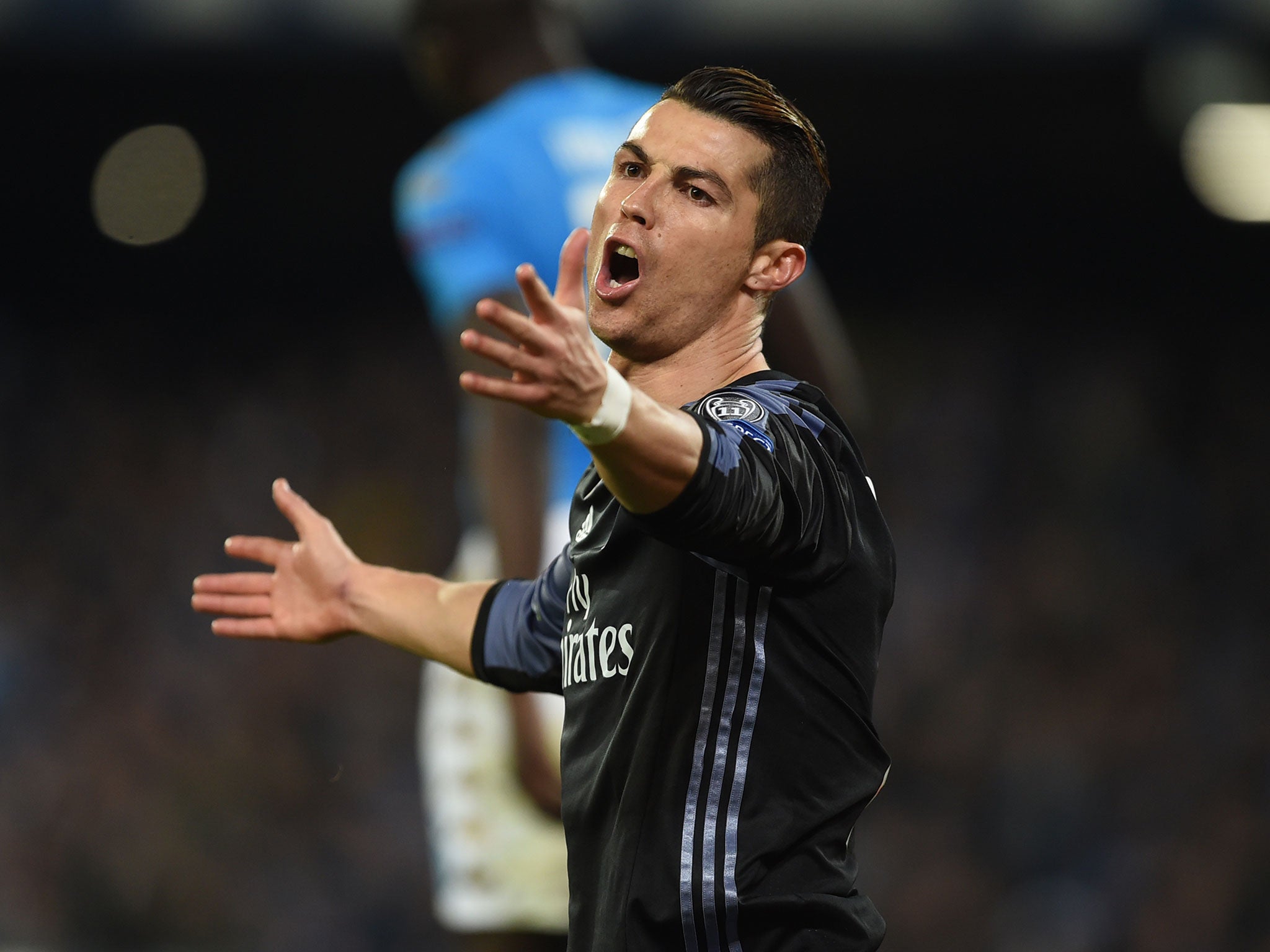Ronaldo was far from impressed with his side's defending on Tuesday night