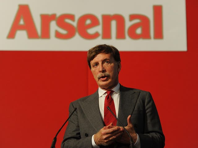 Kroenke is under pressure from angry Arsenal fans