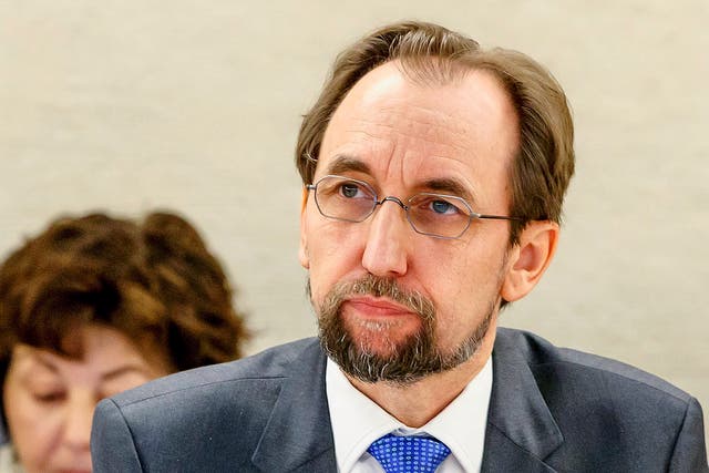 Zeid Ra’ad al-Hussein accused the Government of using terrorism as a 'pretext' to violate human rights laws