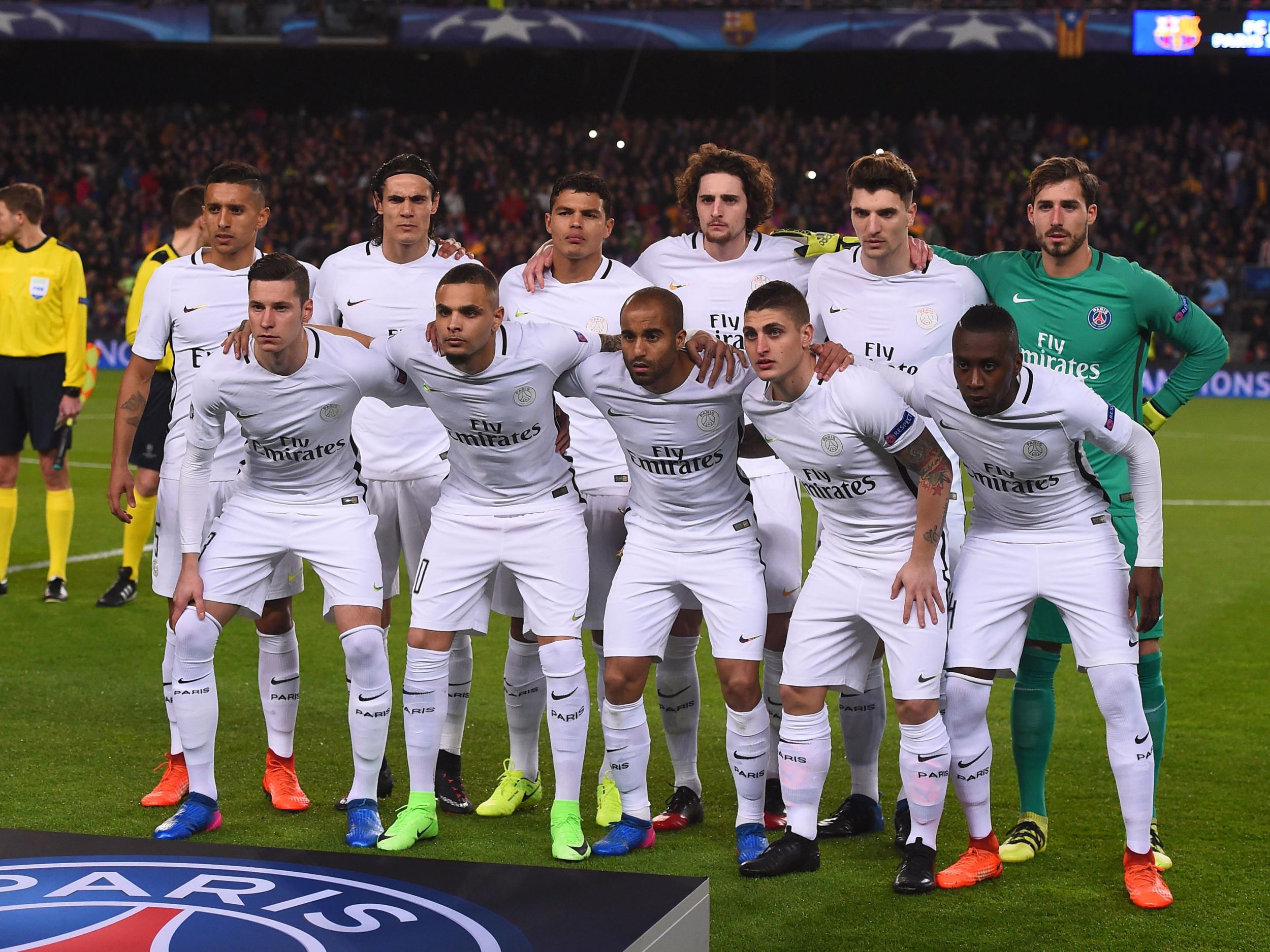 PSG started the match incredibly tentatively