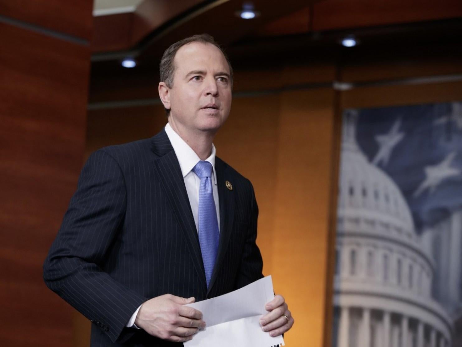 Mr Schiff, the ranking Democrat on the committee, said he did not make the call 'lightly'