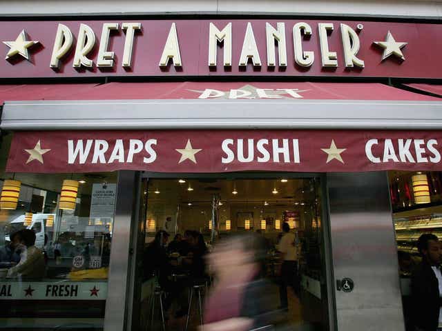 Pret a Manger has about 300 UK restaurant and an additional 100 globally in countries such as France and the US