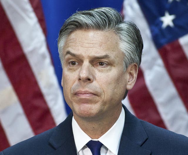 <p>Jon Huntsman Jr has been donating to the university for years </p>
