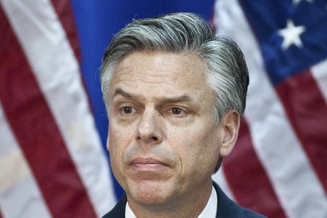 <p>Jon Huntsman Jr has been donating to the university for years </p>