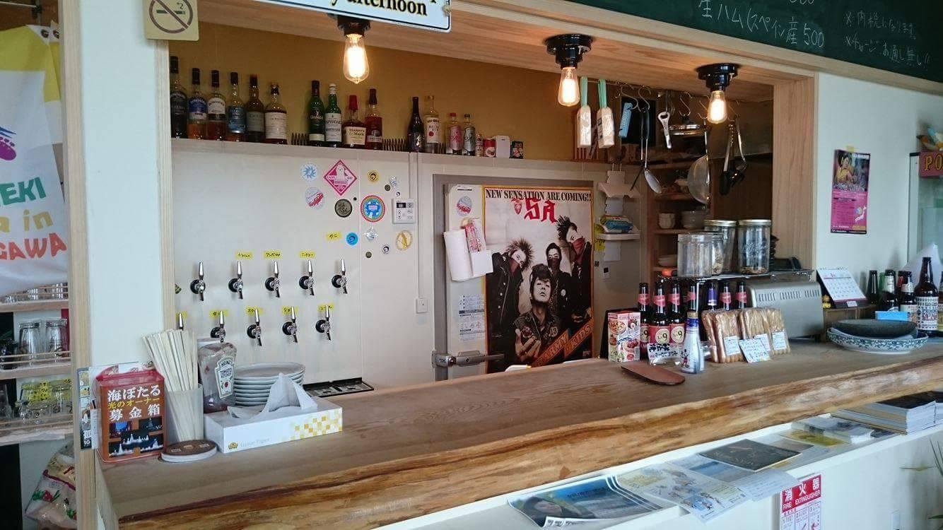 The Garuya craft beer bar, one of Onagawa's new inhabitants