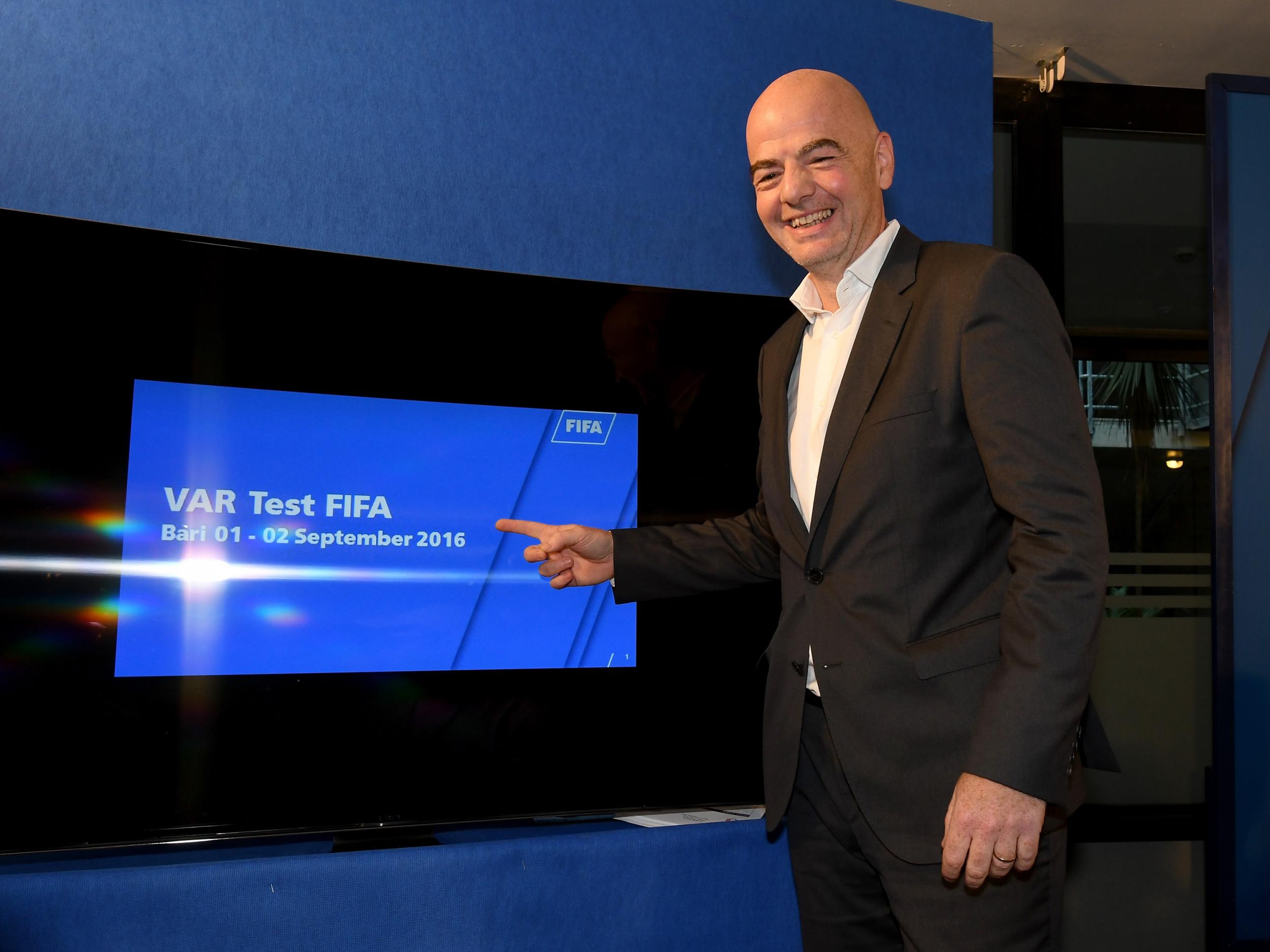 Fifa president Gianni Infantino is a fan of the technology