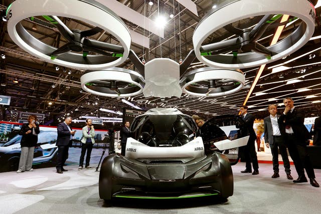 The company is planning to test prototype single-seater flying taxis before the end of the year