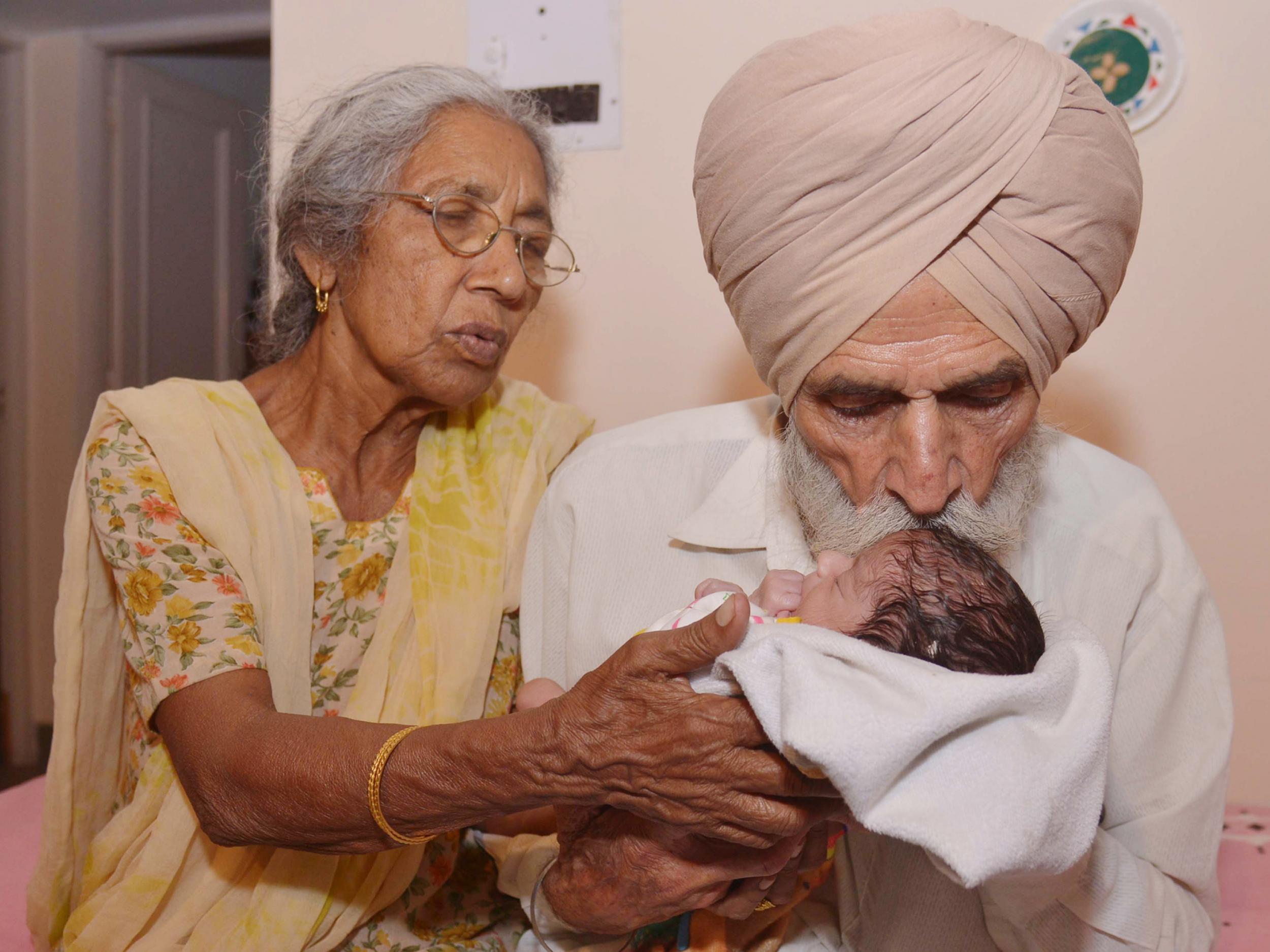 Indian woman who had baby at 72 says she has no regrets