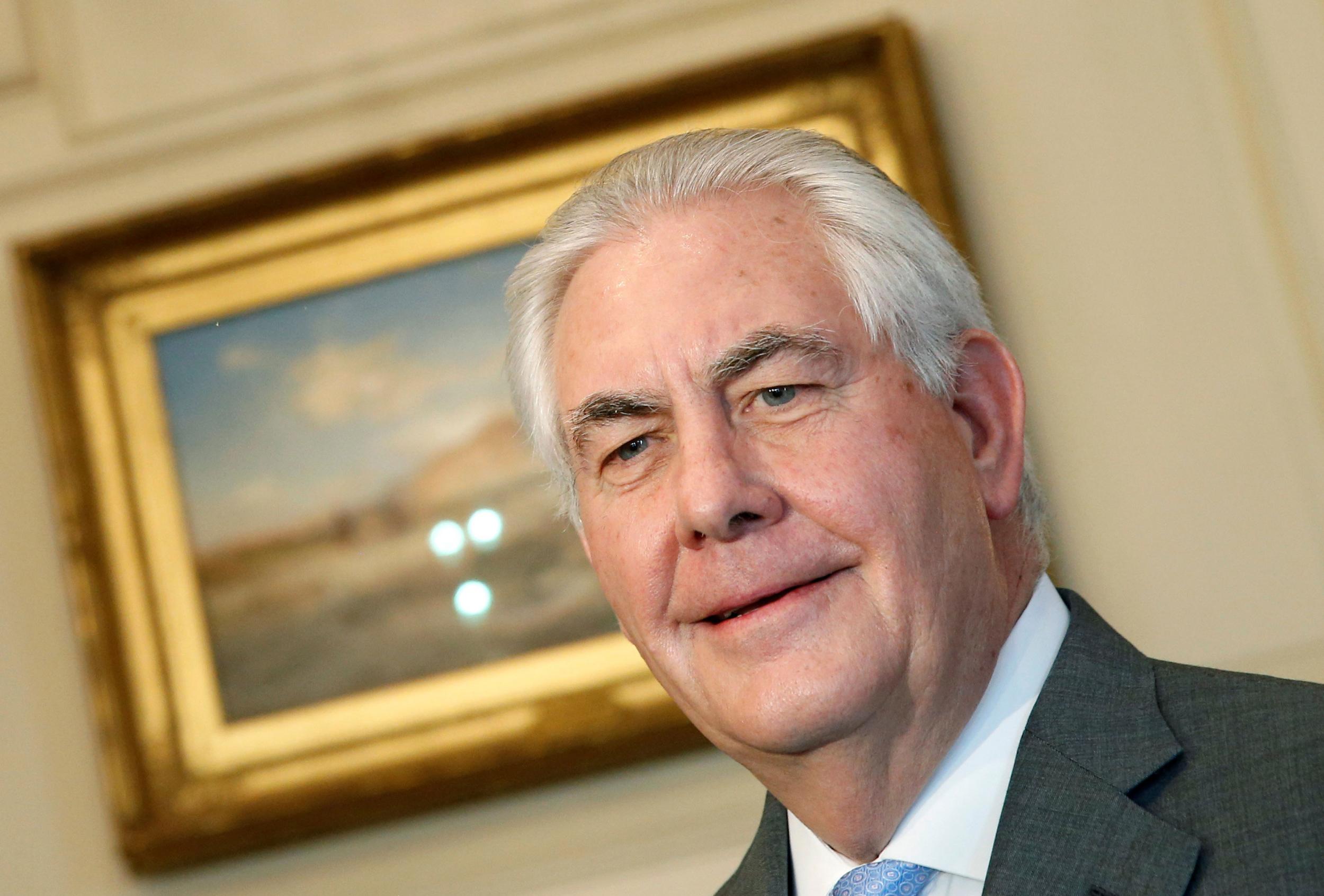 Secretary of State Rex Tillerson, who has recused himself from the Keystone XL project