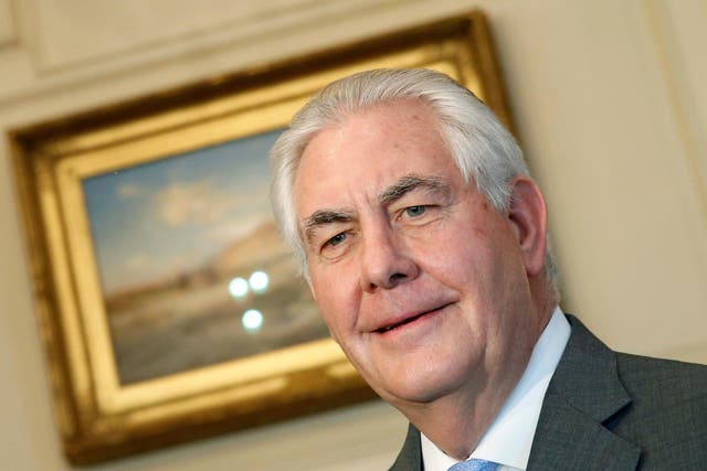 Secretary of State Rex Tillerson, who has recused himself from the Keystone XL project