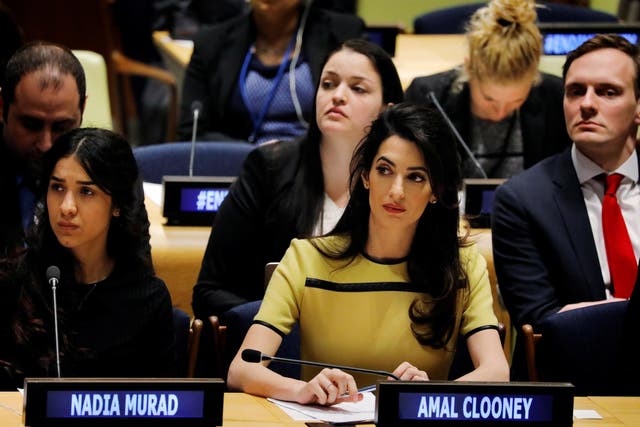 Amal Clooney warned that justice will be forever out of reach if evidence of Isis crimes is allowed to disappear