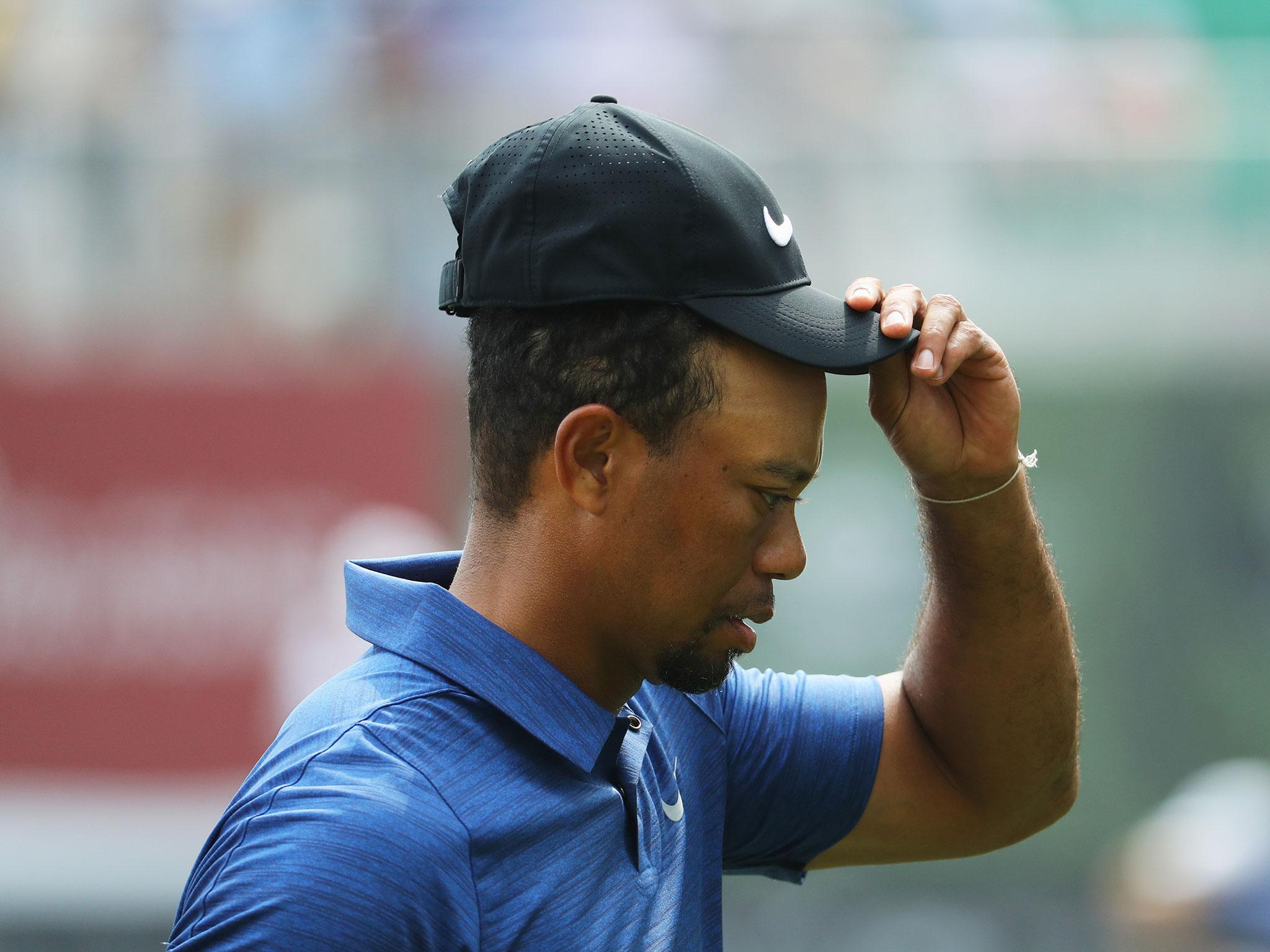 Tiger Woods hasn't played since withdrawing from the Dubai Desert Classic in February