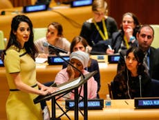 Full transcript of Amal Clooney United Nations speech on Isis