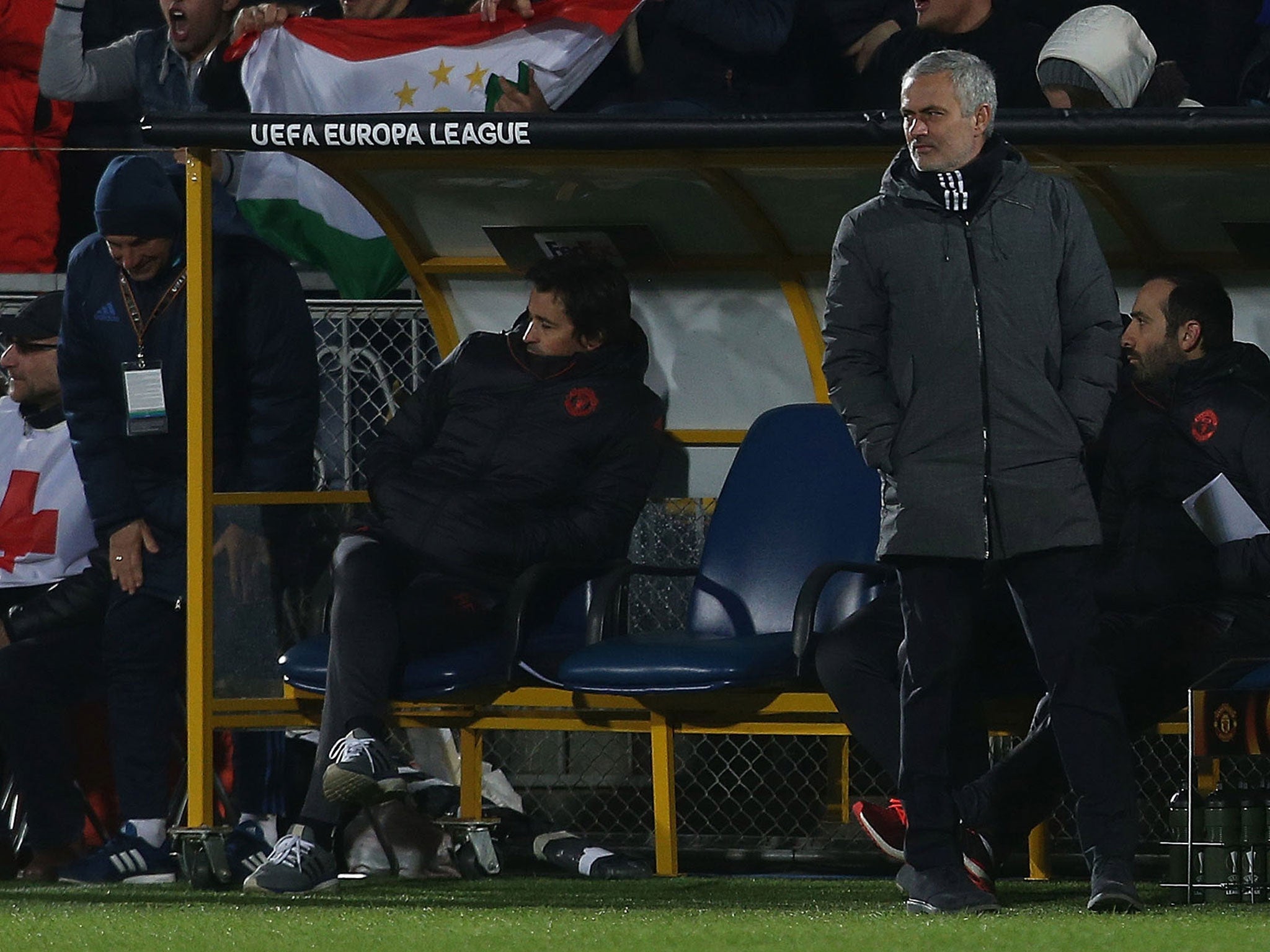 Mourinho was far from complimentary about the state of Rostov's pitch