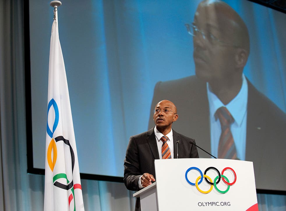 Fredericks stepped down on Tuesday as head of a team evaluating bids for the 2024 Olympics