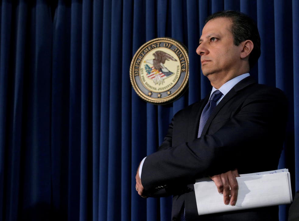 US Attorney Preet Bharara announced on Twitter he was fired after he failed to resign