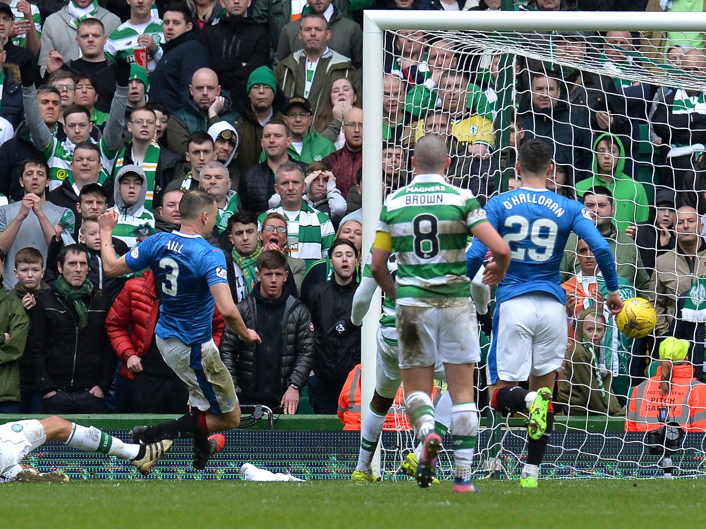Clint Hill stole in at the back post to equalise for Rangers