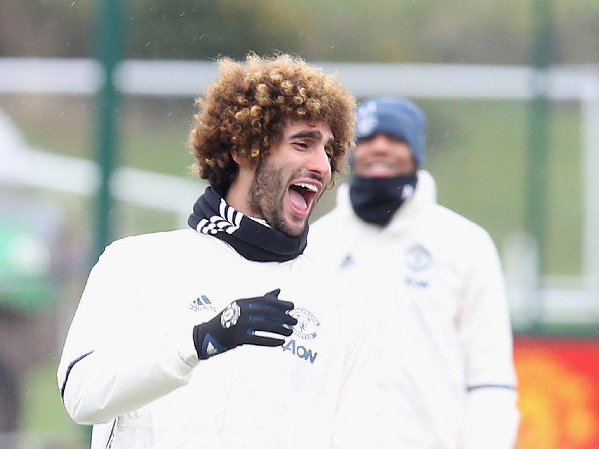 Jose Mourinho could turn to Marouane Fellaini up front against Chelsea