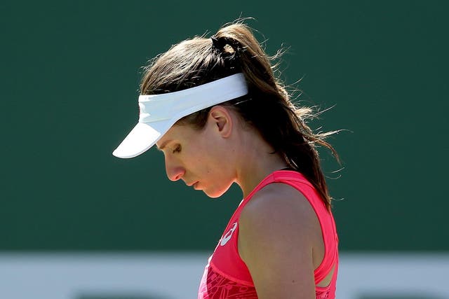 Johanna Konta lost in the third round of the BNP Paribas Open at Indian Wells
