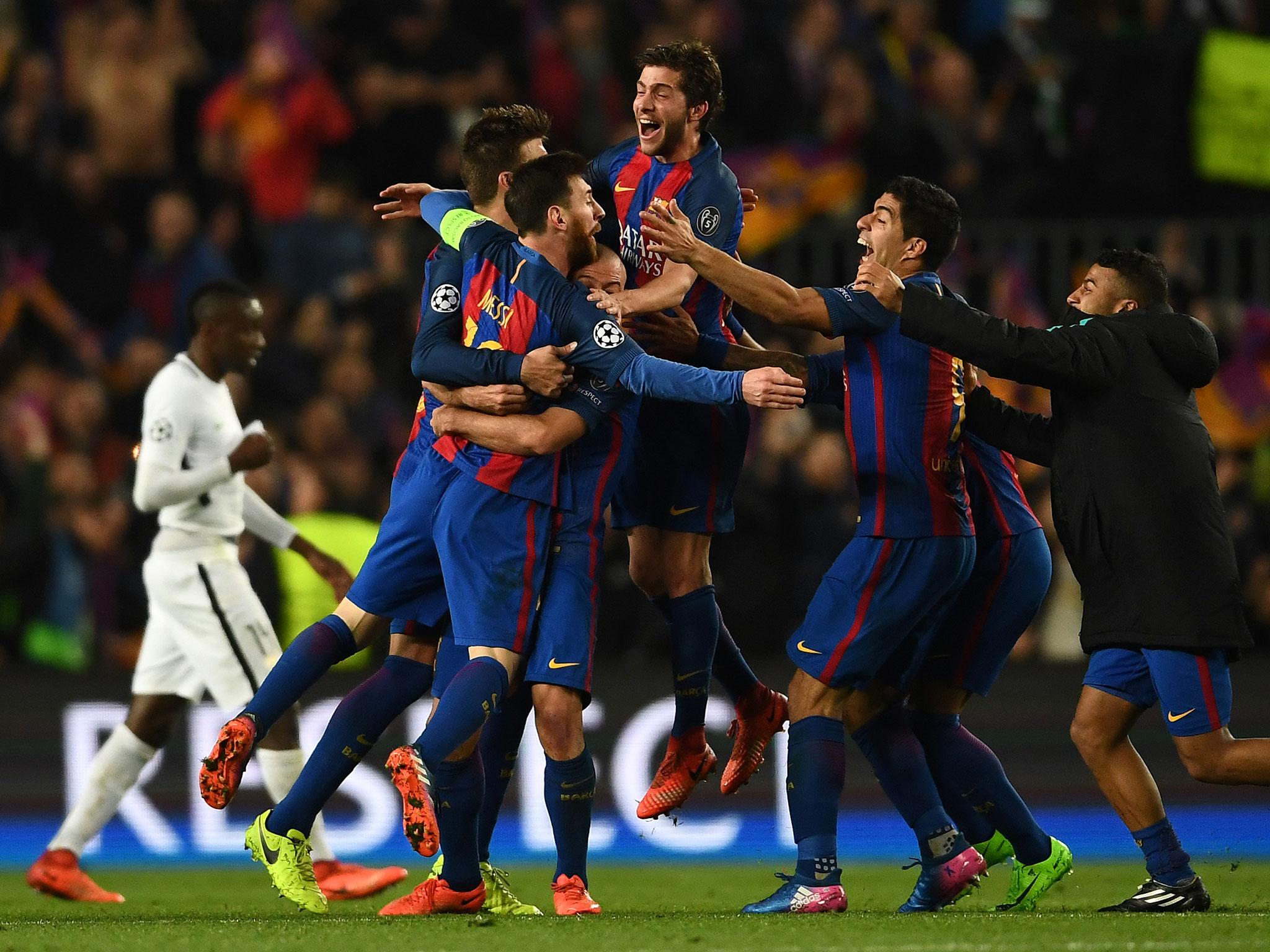 Barcelona beat PSG in one of the best games in European history