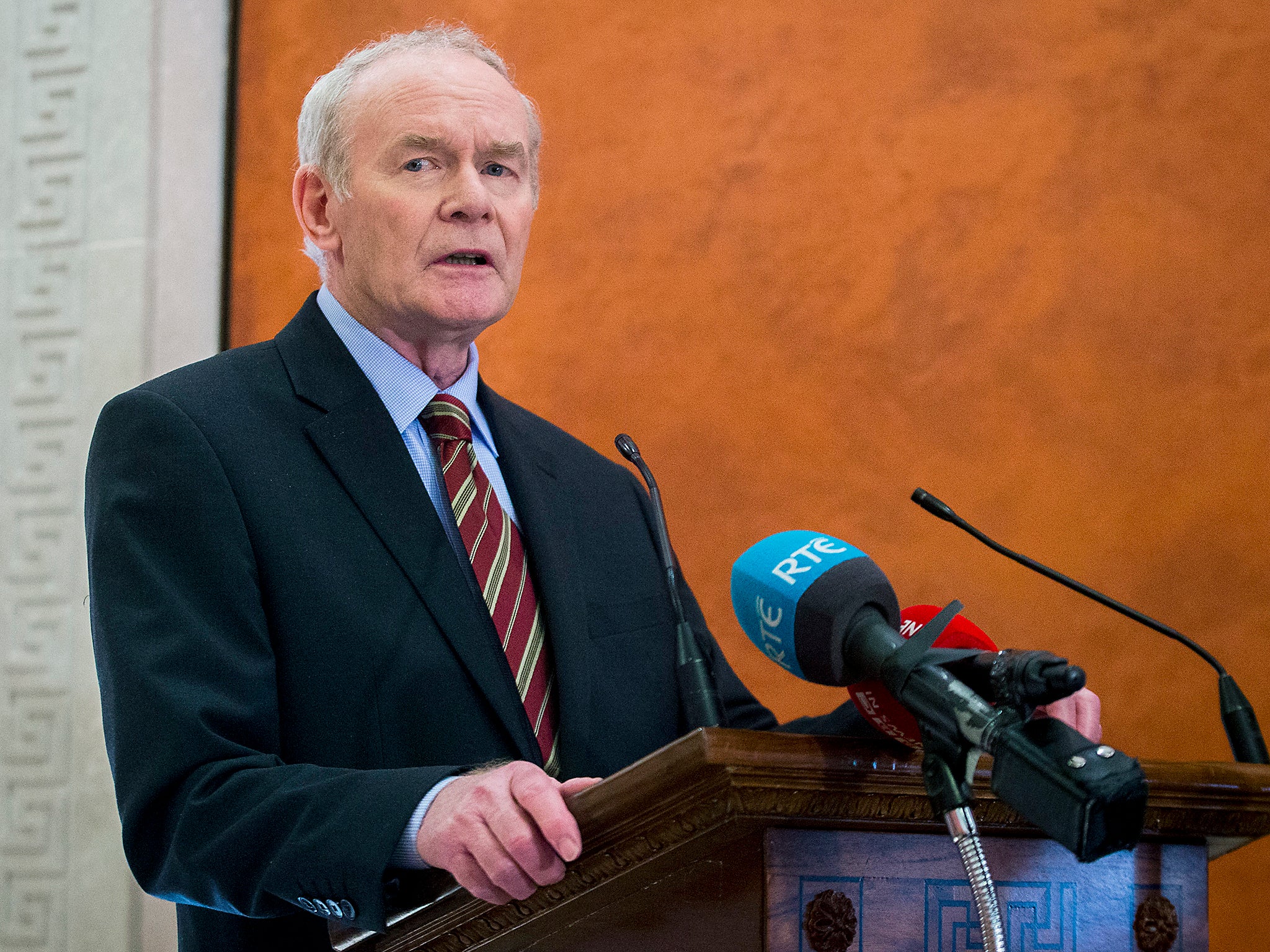 McGuinness led the call for an election