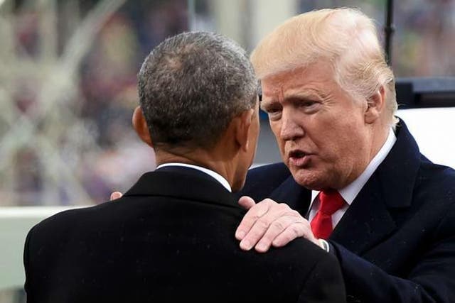 Mr Trump had accused Mr Obama of 'McCarthyism'