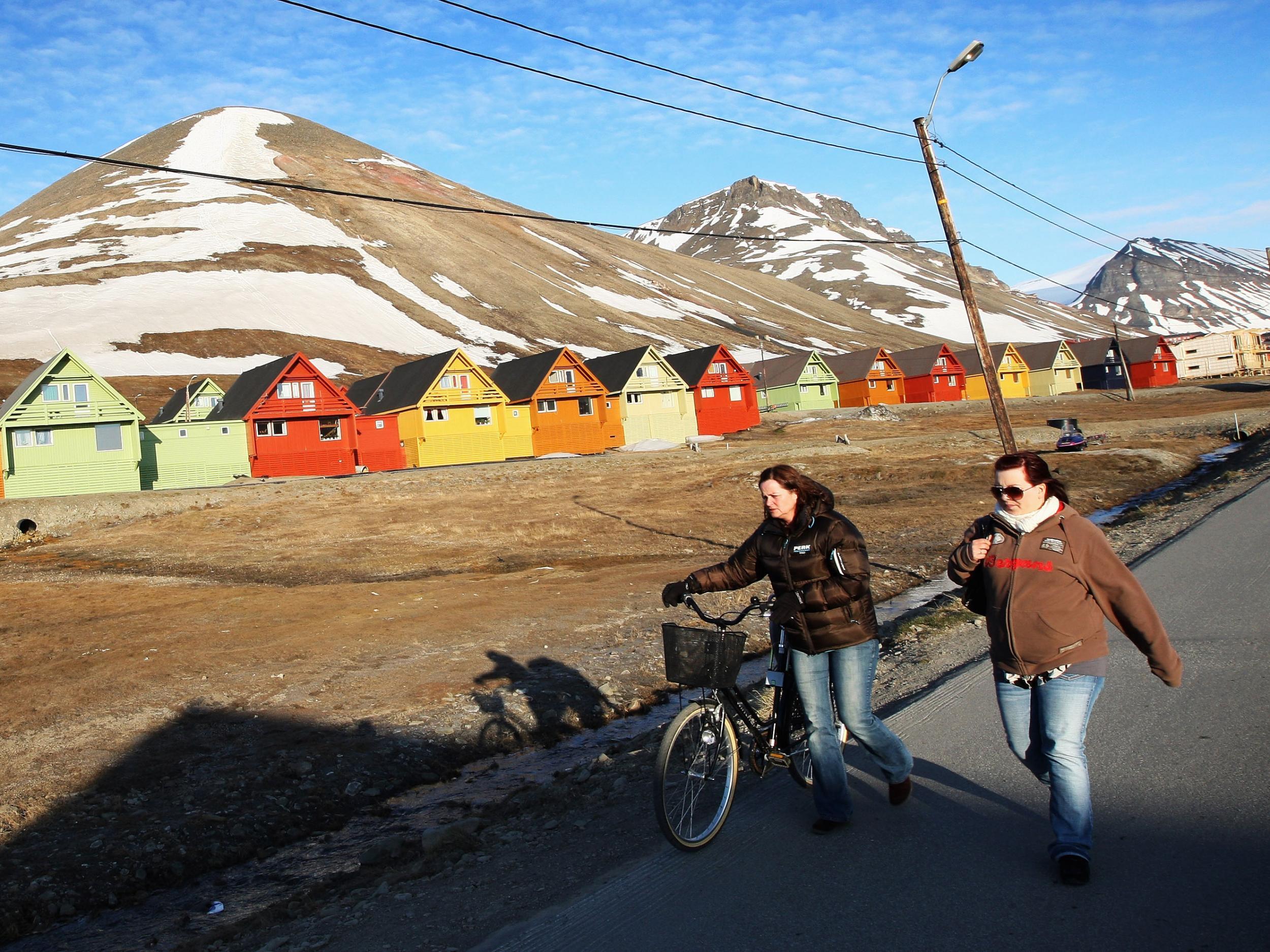 Svalbard in the Arctic Ocean has seen temperatures soar in recent years